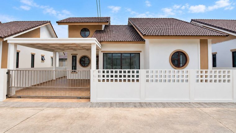 บ้านเดี่ยวแบบมูจิ 3 ห้องนอน (ภาพตัวอย่างแบบบ้าน) โครงการเกษตรศิลป์ สันทราย เชียงใหม่
